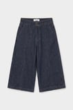 Kadın İndigo Selvedge 7w6-50 Maxi Denim Bermuda Jort