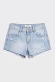 Kadın Ice 12s6-3 Mini Mom Arkadan Cepli %100 Koton Denim Şort