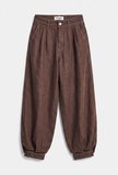 Kadın Kahve 1w6-16 Jogger Ballon Fit Bol Kesim Denim Jean