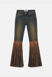 Kadın 2w6-85 Flare Fit Özel Tasarım Denim Jean
