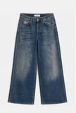 Kadın 2w6-8 Süper Baggy Özel Tasarım Jean