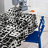 Kesilmiş kumaş, çok renkli, 150x300 cm