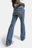 Kadın 2w6-32 Bootcut Flare Orta Bel Denim Jean