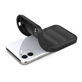 Apple iPhone 11  Uyumlu Kılıf Esnek TPU Oyuklu Arka Yüzey Tasarımlı Silikon Kapak