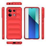 Xiaomi Redmi Note 13 4G  Uyumlu Kılıf Esnek TPU Oyuklu Arka Yüzey Tasarımlı Silikon Kapak