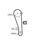 TRIGER KAYISI (092x190) HYUNDAI EXCEL 1.3 1.5 (85 95) MITSUBISHI COLT 1.2 8V (79 88) 1.4 1.5 CT665