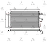 RADYATÖR KLİMA ACCENT 2003-2006 1.5 DİZEL 3 CYL. BRAZING 97606 25800