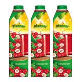Pfanner Kızılcık Meyve Suyu 1Lt (Cranberry) 3 Adet