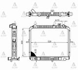 RADYATÖR SU BONGO 1997-2004 / K-2700 2004 32MM M-T BRAZING 0K60A 15 200C