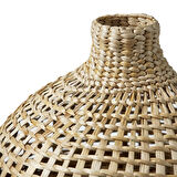 Sarkıt lamba abajur başlığı, muz lifi, 35 cm