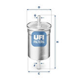 YAKIT BENZİN FİLTRESİ P106-P206-P207-P208-P301-P306-P307-P308-P406-P407-P508-P2008-P3008-P5008-C2- C3-C4-C5-C-ELYSEE-PARTNER-BERLINGO-EXPERT 1.0-1.1-1.4-1.6 THP-VTI CLIO-KANGOO-LAGUNA-MEGANE-TRAFIC-G 1567 C6 1567 A5 7700845961 16400JD5