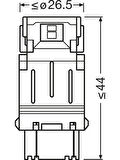 LED AMPUL 12 V P27/7W (S8W DC)
