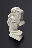 Sevgili Çift Heykeli Biblo Sevgililer Günü 18x8x4cm