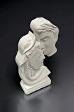 Sevgili Çift Heykeli Biblo Sevgililer Günü 18x8x4cm