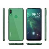 Gpack Huawei P Smart Z Kılıf Süper Silikon Yumuşak Arka KorumaNano Glass
