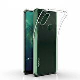 Gpack Huawei P Smart Z Kılıf Süper Silikon Yumuşak Arka KorumaNano Glass