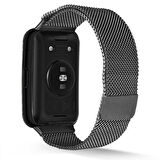 Huawei Watch Fit ile Uyumlu Metal Tel-Örgü işlemeli Kordon