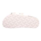 Superfit Fussbett Kadın Mantar Tabanlı Beyaz Simli Terlik