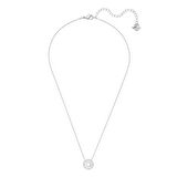 Sparkling Dc Round Kolye, Beyaz, Rodyum Kaplama 5286137