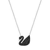 Swarovski Kolye İconic Swan: Pendant Jet 5347329