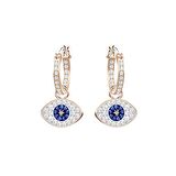 Swarovski Symbolic Evil Eye Halka Küpe 5425857