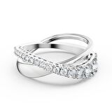 5563911 Swarovski Yüzük Twıst-Rıng Rows Czwh-Rhs 55