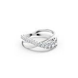 Swarovski Twist Rows Yüzük Beyaz 58 5572718