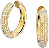 Swarovski Dextera Hoop Küpe, Beyaz 5618305
