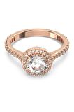  CONSTELLA:RING RND PV L WHITE/ROS 55