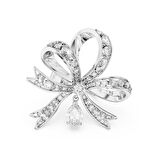 5647725 Swarovski Yüzük Volta:Ring L Bow Whi/Rhs 58
