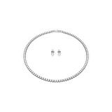 5647730 Swarovski Set Re Matrix:Set Set White  Whi/Rhs
