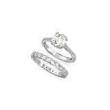 5649214 Swarovski Yüzük Constella:Set Rıngs Whı/Rhs 60