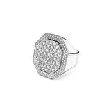 5651382 Swarovski Yüzük Dextera:Ring Signet Cre/Rhs 60
