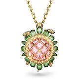 5653068 Swarovski Kolye Idyllia Pendant, Turtle, Multicolored, Gold-tone plated