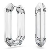 5671087 Swarovski Küpe Lucent:Pe Hoop Whi/Rhs