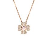 5674211 Swarovski Kolye Idyllia:Pend Cz Clover Silk/Ros