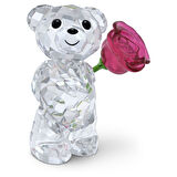 5691390 Swarovski Biblo Krıs Bear:A Rose Wıth Love