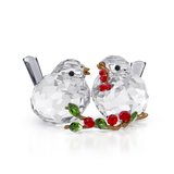 5701371 Swarovski Biblo Idyllıa:Bırd Couple And Berrıes