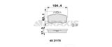ON FREN BALATASI SAMARA 86 95 NIVA 90 95 FORMAN 92 95