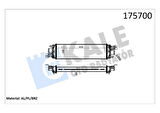 TURBO RADYATÖRÜ INTERCOOLER ALBEA 20031.3JTD 457X116X40 AL AL SİSTEM 51718679