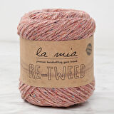 La Mia Re-Tweed Gül Kurusu Melanj El Örgü İpi - L1