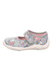 Superfit Bonny Kız Çocuk Gri Ev Kreş Ayakkabısı Unicorn 800283-2050