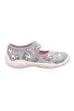 Superfit Bonny Kız Çocuk Gri Ev Kreş Ayakkabısı Unicorn 800283-2050