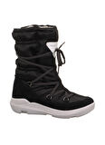 Superfit Siyah Kız Çocuk Gore-Tex Süet + Tekstil Kar Botu TWILIGHT 1-000160-0000-1