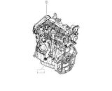 KOMPLE MOTOR RENAULT MEGANE 4 2016 1.5DCI K9K 656 INDEX 8201719382