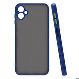 Samsung Galaxy A05 Uyumlu Kılıf Renkli Kenarlı Arkası Mat Yüzeyli Telefon Kılıfı Kapak