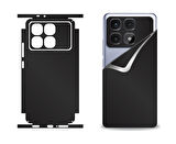 Xiaomi Redmi K70 Ultra için uyumlu 360 full arka kaplama koruma sticker MAT SİYAH