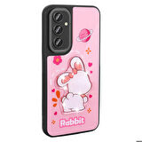 Samsung Galaxy S23 FE ile Uyumlu Kılıf Parlayan Kabartmalı İkonik Figürlü Silikon Kapak