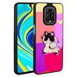 Xiaomi Redmi Note 9S ile Uyumlu Kılıf Parlayan Kabartmalı İkonik Figürlü Silikon Kapak