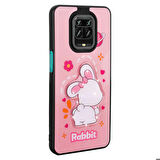 Xiaomi Redmi Note 9S ile Uyumlu Kılıf Parlayan Kabartmalı İkonik Figürlü Silikon Kapak